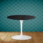 Konferenční stolek Tulipán Eero Saarinen H 41 z keramiky Sirius Made in Italy - Scarlet Viadurini