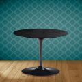 Konferenční stolek Tulipán Eero Saarinen H 41 z keramiky Sirius Made in Italy - Scarlet