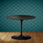 Konferenční stolek Eero Saarinen Tulip H 41 v keramice Somnia, vyrobeno v Itálii - Scarlet Viadurini