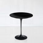 Konferenční stolek Tulipán Eero Saarinen H 52 s deskou z černého tekutého laminátu Made in Italy - Scarlet Viadurini