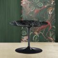 Konferenční stolek Tulip Saarinen H 41 s deskou z mramoru Zelené Alpy Made in Italy - Scarlet