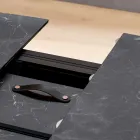 Rozkládací sudový stůl na 170 cm z vrstveného HPL - Convivio Viadurini