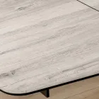 Rozkládací sudový stůl na 240 nebo 280 cm z HPL a kovu - Současnost Viadurini