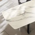 Rozkládací sudový stůl na 240 nebo 280 cm z vrstveného HPL - Dialogo Viadurini