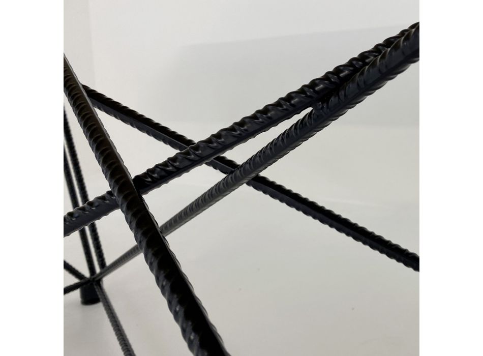 Moderní barelový stůl z hypermramoru a oceli Made in Italy – Ezzellino Viadurini