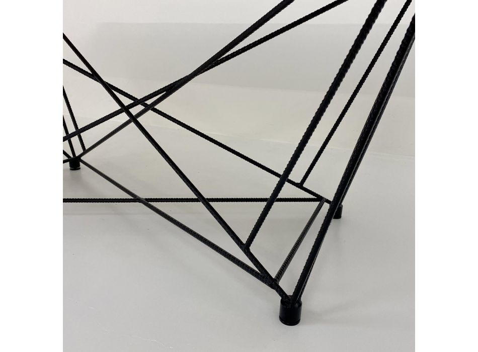 Moderní barel-Shaped stůl z hypermramoru a oceli Made in Italy – Ezzellino Viadurini
