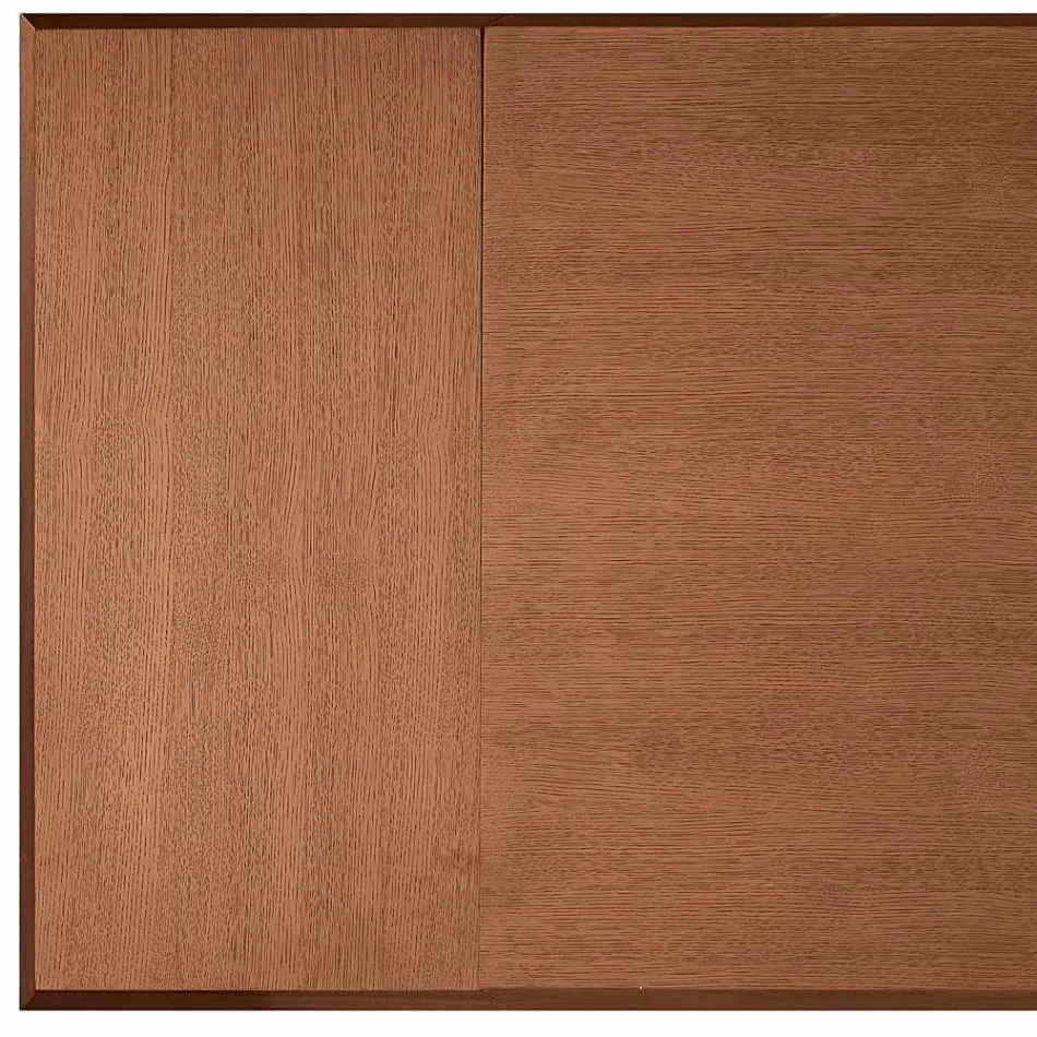 Rozkládací stůl 160/240x90 cm z ořechového dřeva a železa - Nodo Viadurini