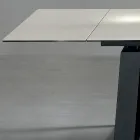 Rozkládací stůl 3 m lesklé keramické horní kovové nohy - Papusca Viadurini