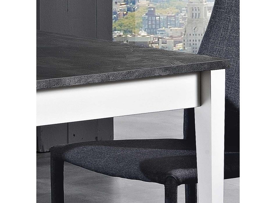 Rozkládací stůl na 180 cm z buku a melaminu Made in Italy - Otiello Viadurini