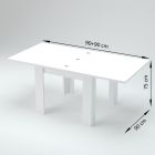 Udržitelný dřevěný rozkládací stůl na 180 cm - Perro Viadurini