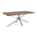 Rozkládací stůl na 2,6 m z ručně vyráběného dřeva Homemotion - Plutarco