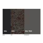 Rozkládací jídelní stůl na 2,8 m v keramických a kovových nohách - Paoluccio Viadurini