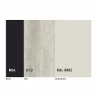 Rozkládací jídelní stůl na 2,8 m v keramických a kovových nohách - Paoluccio Viadurini