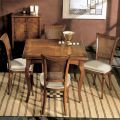 Rozkládací stůl na 200 cm se 4 židlemi ze dřeva Bassano Made in Italy – Jantar