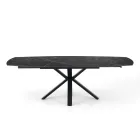 Rozkládací stůl do 210 cm z oceli a keramiky - Bavosa Viadurini