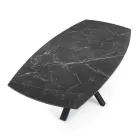 Rozkládací stůl do 210 cm z oceli a keramiky - Bavosa Viadurini