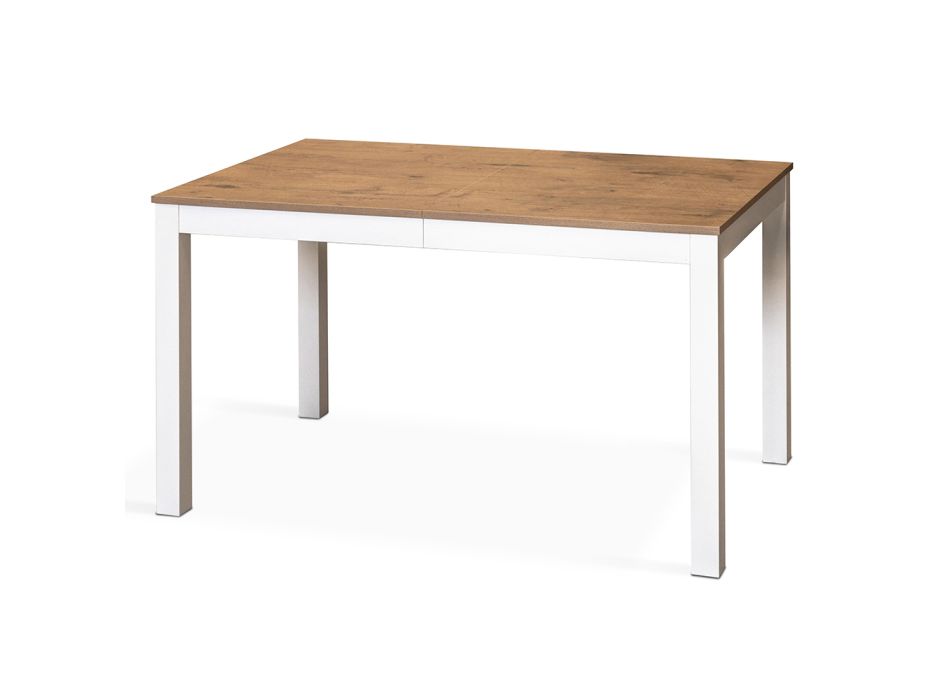 Rozkládací stůl na 210 cm z melaminu a masivního dřeva Made in Italy - Gustavo Viadurini