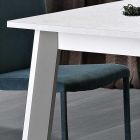 Rozkládací stůl na 220 cm z buku a melaminu Made in Italy - Toles Viadurini