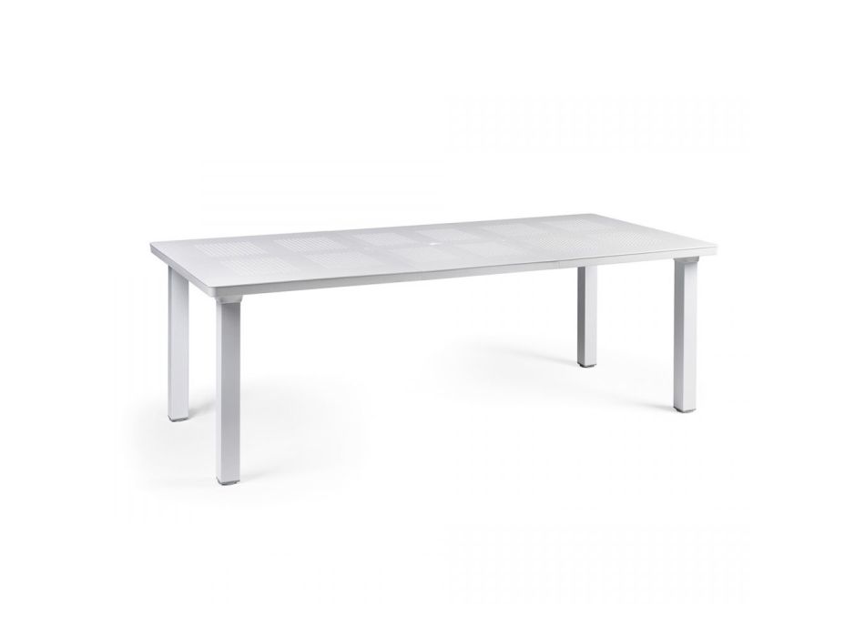 Rozkládací stůl na 220 cm z polypropylenu a hliníku - polštář Viadurini