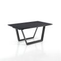 Rozkládací stůl na 240 cm v šedé oceli - Bonito