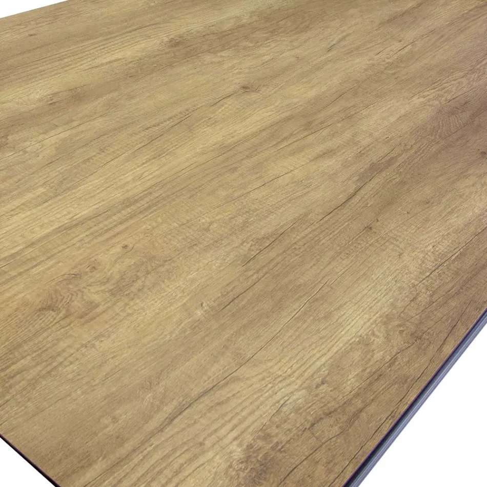 Rozkládací stůl 240 cm z hliníku s deskou HPL - Righello Viadurini