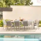 Rozkládací stůl na 240 cm z práškově lakovaného hliníku - barva Viadurini