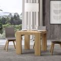 Rozkládací stůl na 246 cm z dřevěných mikročástic vyrobených v Itálii - strom