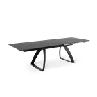 Rozkládací stůl na 270 cm s HPL deskou a hliníkovou podnoží - Villongo Viadurini