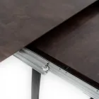 Rozkládací stůl na 270 cm s HPL deskou a hliníkovou podnoží - Villongo Viadurini