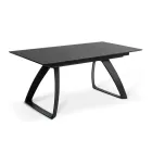 Rozkládací stůl na 270 cm s HPL deskou a hliníkovou podnoží - Villongo Viadurini