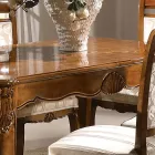 Rozkládací stůl na 280 cm z ořechového dřeva Bassano Made in Italy - Caligola Viadurini