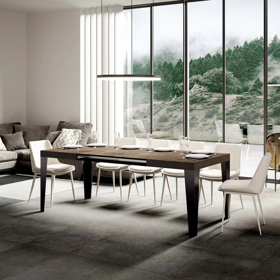 Rozkládací stůl na 284 cm v různých velikostech a povrchových úpravách Made in Italy - Beach Viadurini