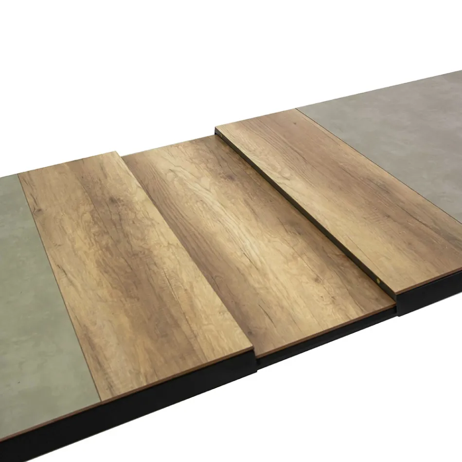 Rozkládací stůl 303 cm z hliníku s deskou HPL - Righello Viadurini