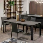 Rozkládací stůl 310 cm s laminátovou deskou a kovovou základnou - Spilla Viadurini