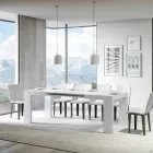 Rozkládací stůl na 440 cm z dřevěných mikročástic vyrobených v Itálii - strom Viadurini