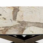 Rozkládací stůl ve tvaru sudu s integrovanými nástavci Made in Italy - Grotta Viadurini