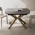 Rozkládací barelový stůl z vrstveného HPL s různými povrchovými úpravami - Incontro Viadurini