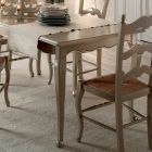 Rozkládací stůl se 4 židlemi ve světle Dove Grey Made in Italy - Celestino Viadurini