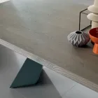 Rozkládací stůl s bočním nástavcem z dýhovaného dřeva - Aperol Viadurini