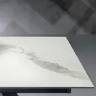 Rozkládací stůl s bočním nástavcem ze sklokeramiky - Aperol Viadurini