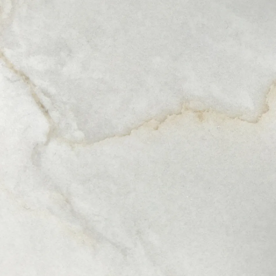 Rozkládací stůl s ocelovou základnou a keramickou deskou v mramorovém provedení - Emilia  Viadurini