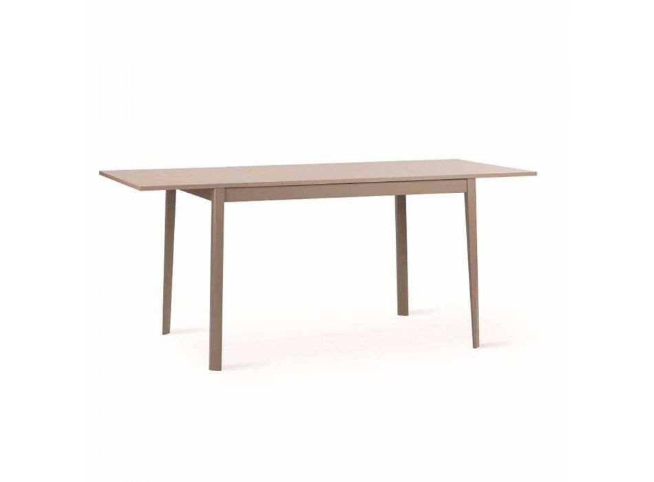 Rozkládací stůl s nohami z masivního dřeva Empoli, moderní design Viadurini