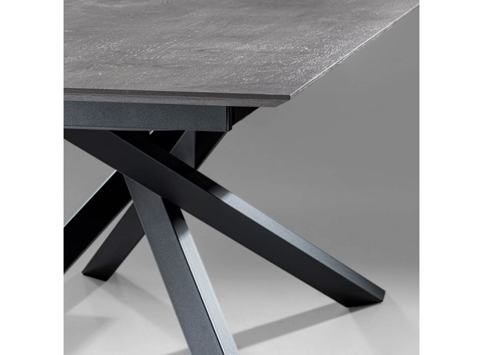 Rozkládací stůl s nohami S70 Made in Italy - Sagi Viadurini