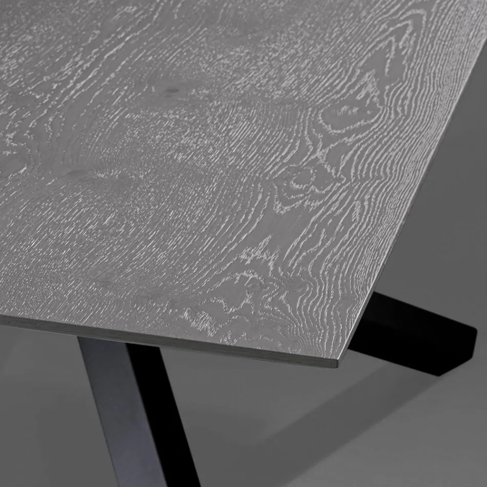 Rozkládací stůl s nohami S70 Made in Italy - Sagi Viadurini