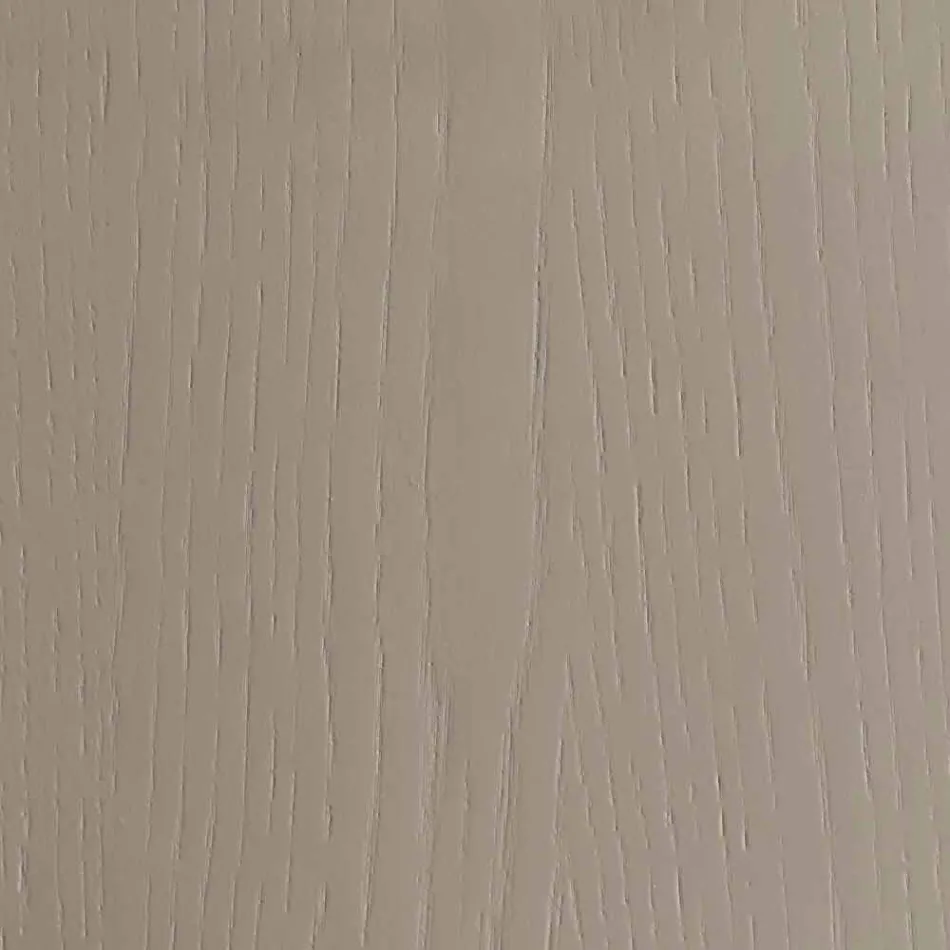 Rozkládací stůl s topánkem z ořechového dřeva Tanganika a kovovými nohami - Ketla Viadurini