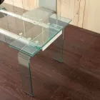 Prodloužení stolu s tvrzeného skla Pánem Viadurini