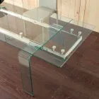 Prodloužení stolu s tvrzeného skla Pánem Viadurini