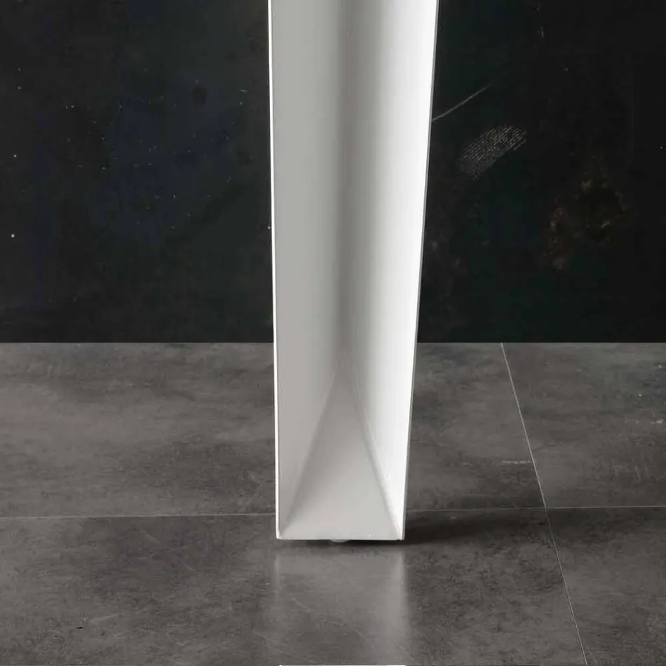 Stolek s horní tvrzené sklo Baltimore moderního Viadurini