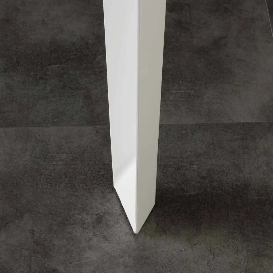 Stolek s horní tvrzené sklo Baltimore moderního Viadurini