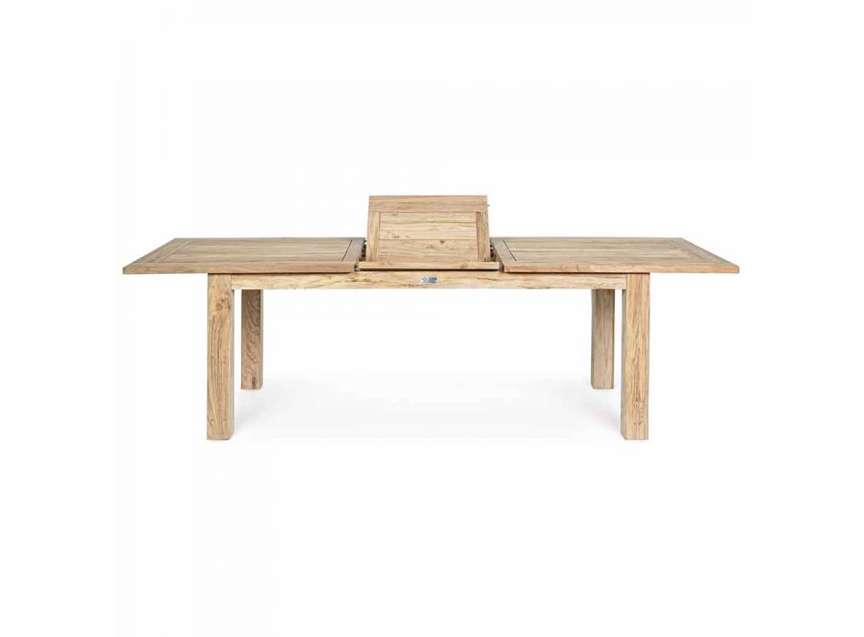 Rozkládací dřevěný zahradní stůl 8 lidí Design Homemotion - Gismondo Viadurini